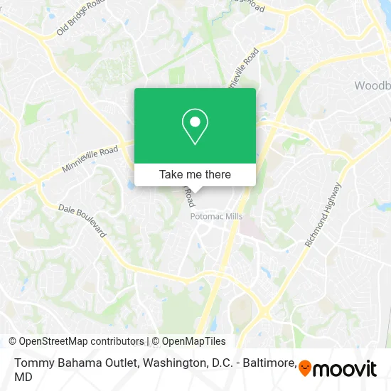 Tommy Bahama Outlet map