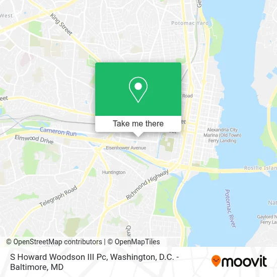 S Howard Woodson III Pc map