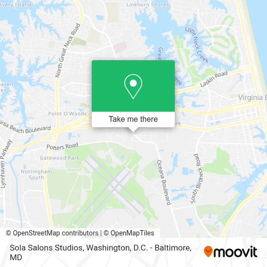 Sola Salons Studios map