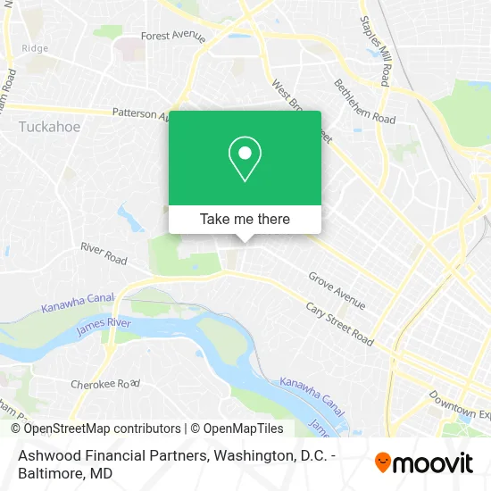 Ashwood Financial Partners map