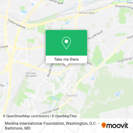 Medina International Foundation map