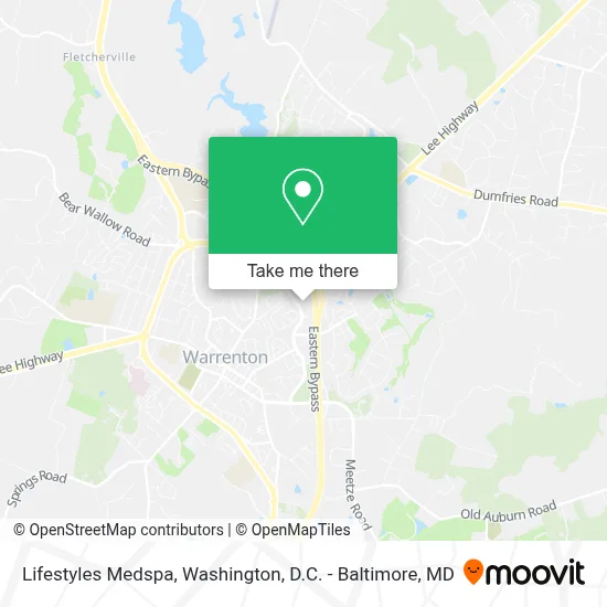 Lifestyles Medspa map