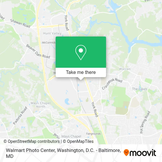 Walmart Photo Center map