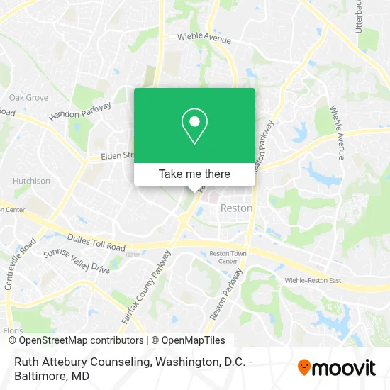 Ruth Attebury Counseling map
