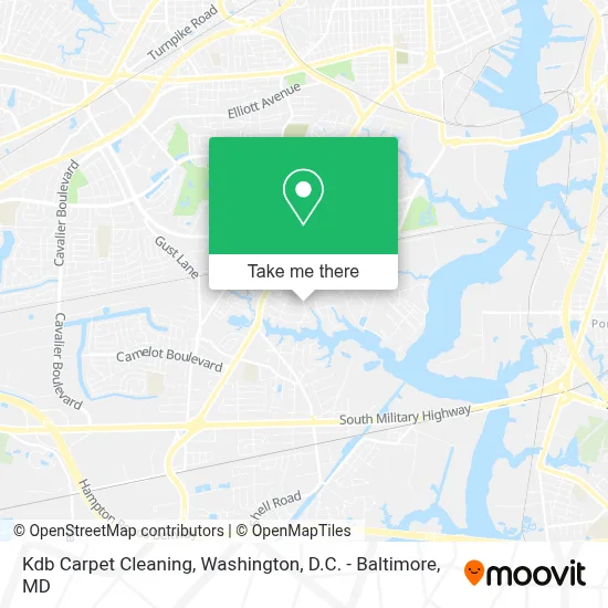 Kdb Carpet Cleaning map
