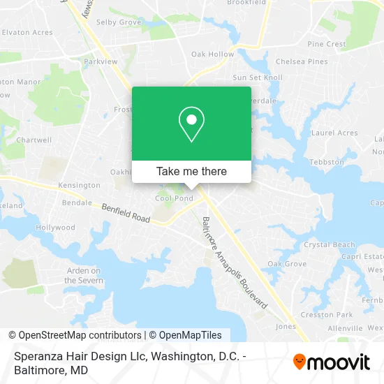 Speranza Hair Design Llc map
