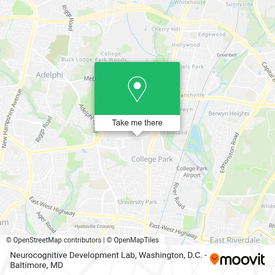 Neurocognitive Development Lab map