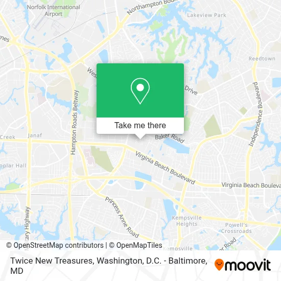 Twice New Treasures map