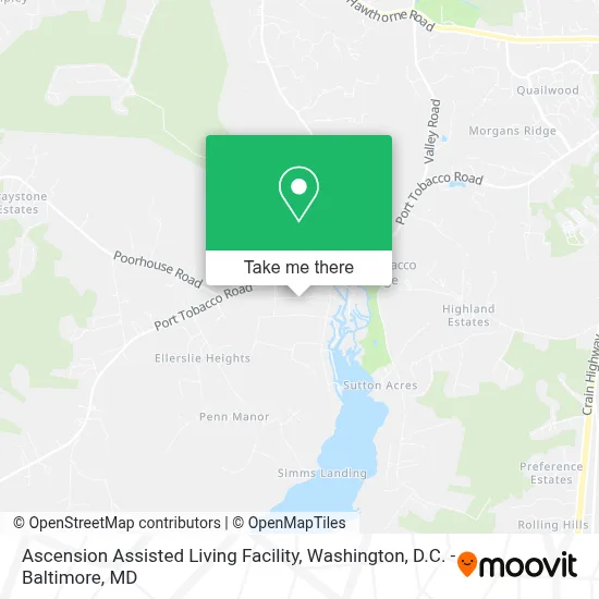 Ascension Assisted Living Facility map