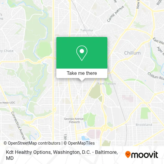 Kdt Healthy Options map