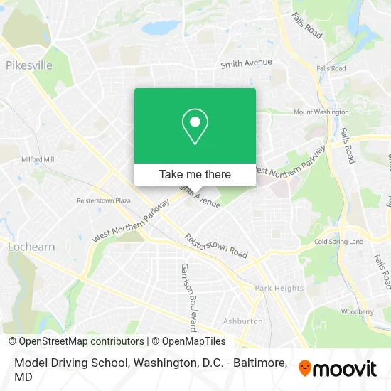 Model Driving School map