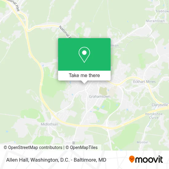 Allen Hall map