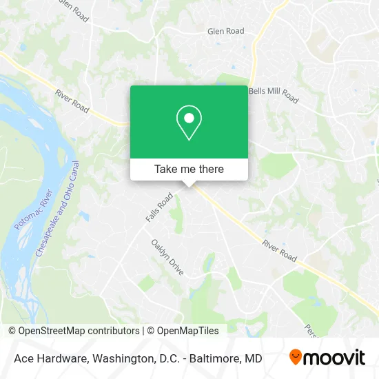 Ace Hardware map