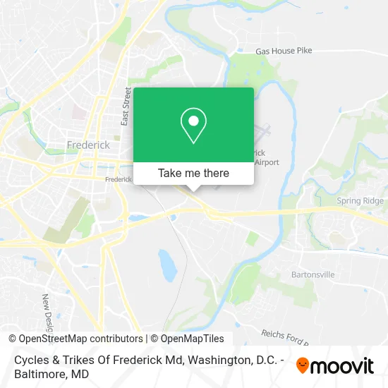 Cycles & Trikes Of Frederick Md map