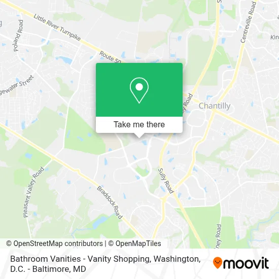 Bathroom Vanities - Vanity Shopping map