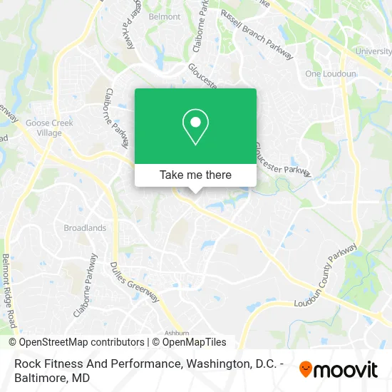 Rock Fitness And Performance map