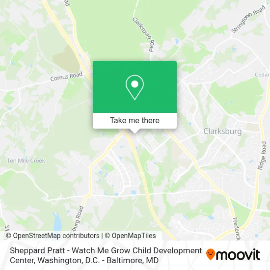 Sheppard Pratt - Watch Me Grow Child Development Center map