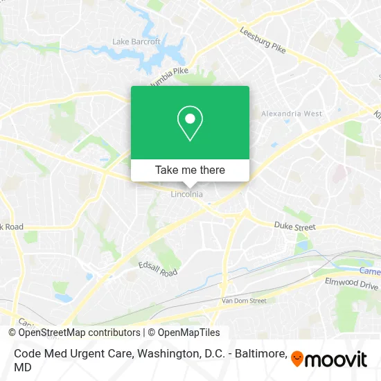 Code Med Urgent Care map