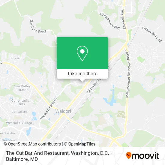The Cut Bar And Restaurant map