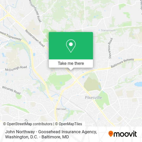 John Northway - Goosehead Insurance Agency map