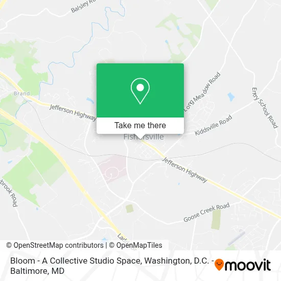 Bloom - A Collective Studio Space map