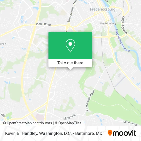 Kevin B. Handley map