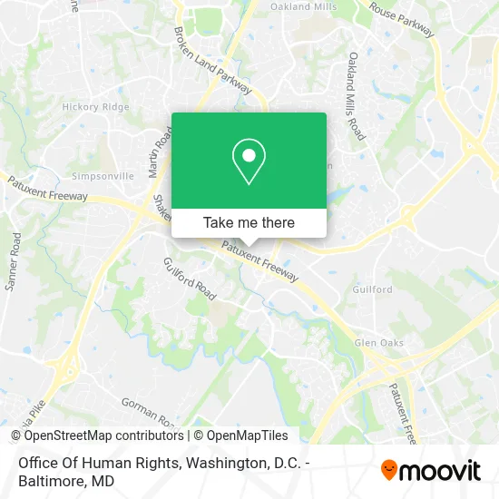 Office Of Human Rights map