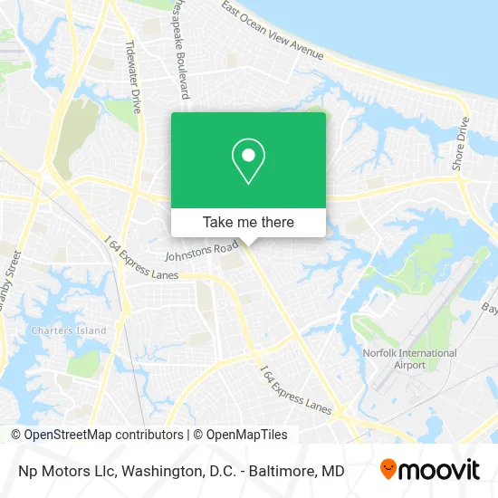 Np Motors Llc map