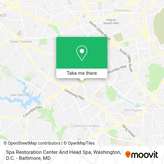 Spa Restoration Center And Head Spa map