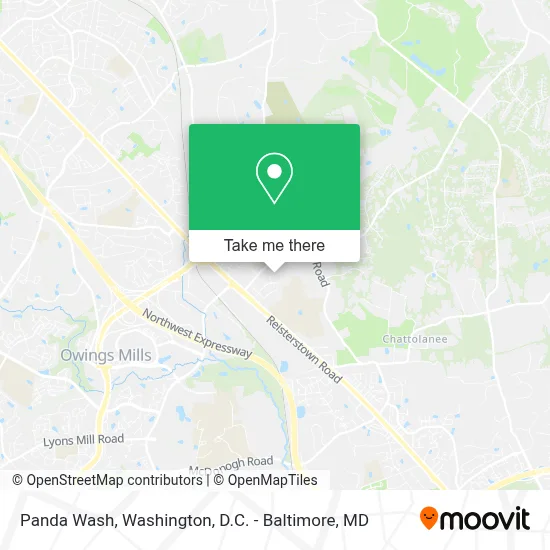 Panda Wash map