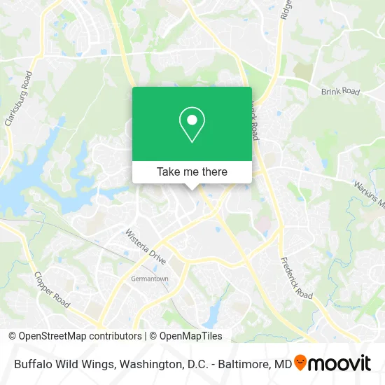 Buffalo Wild Wings map