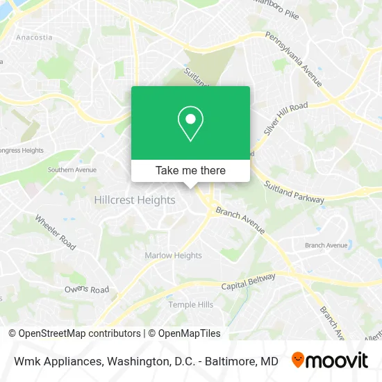 Wmk Appliances map