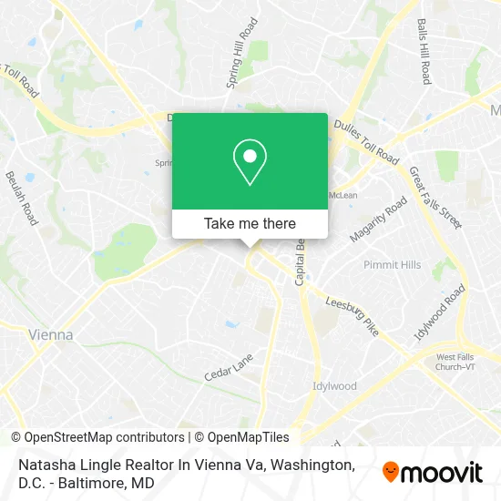 Natasha Lingle Realtor In Vienna Va map