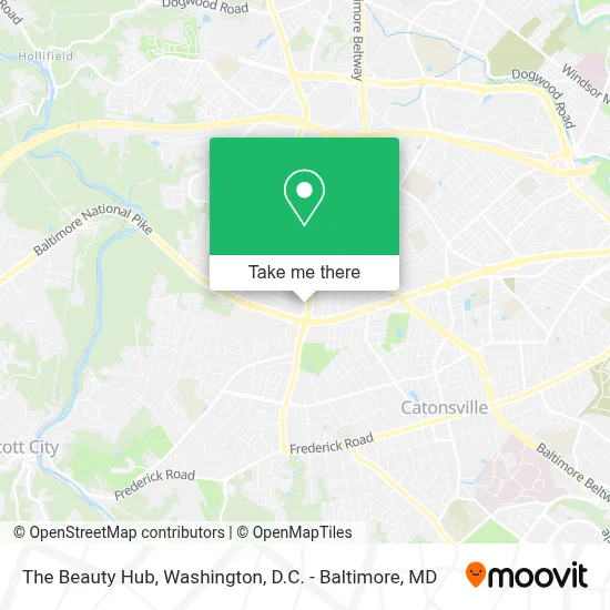 The Beauty Hub map