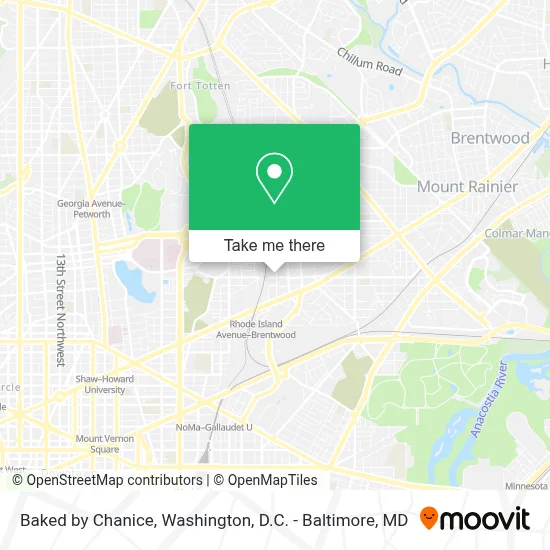 Baked by Chanice map