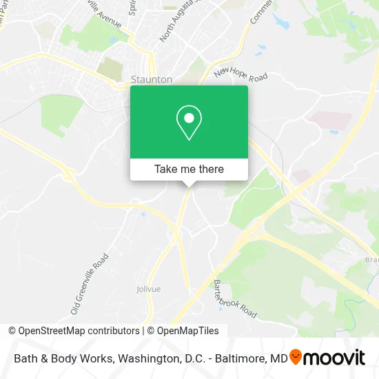 Bath & Body Works map