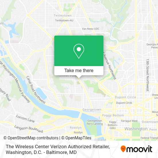 The Wireless Center Verizon Authorized Retailer map