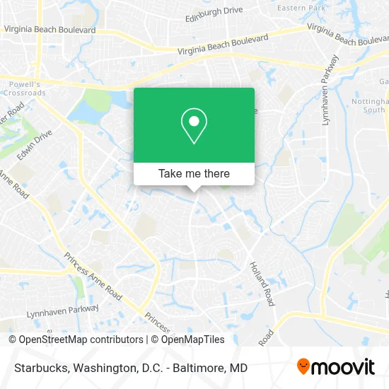 Starbucks map