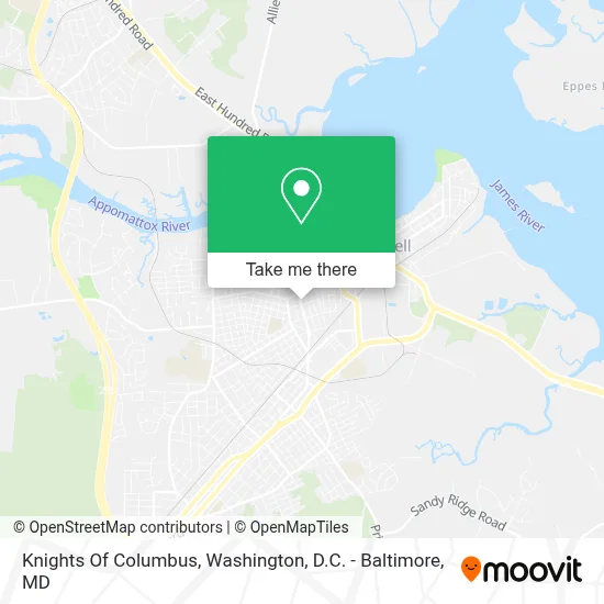 Knights Of Columbus map