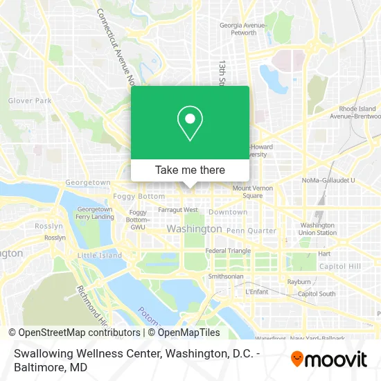 Swallowing Wellness Center map