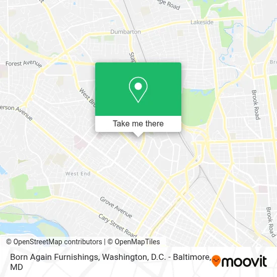 Born Again Furnishings map