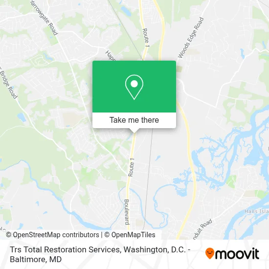 Trs Total Restoration Services map