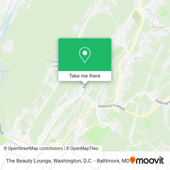 The Beauty Lounge map