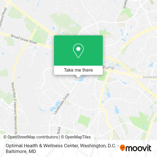 Optimal Health & Wellness Center map