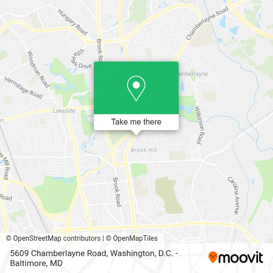 5609 Chamberlayne Road map