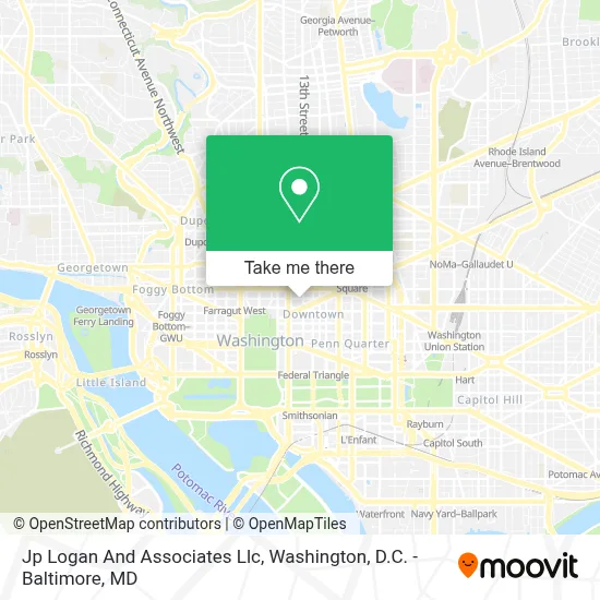 Jp Logan And Associates Llc map