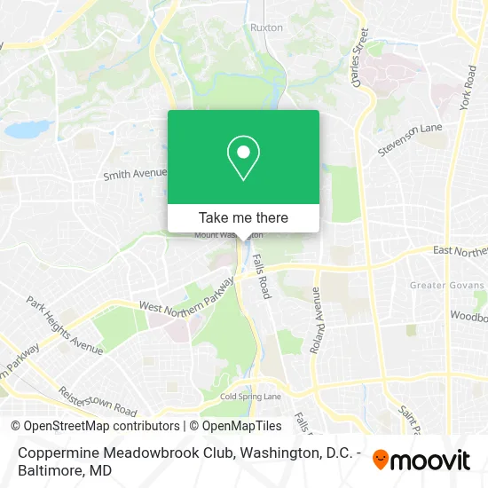 Coppermine Meadowbrook Club map