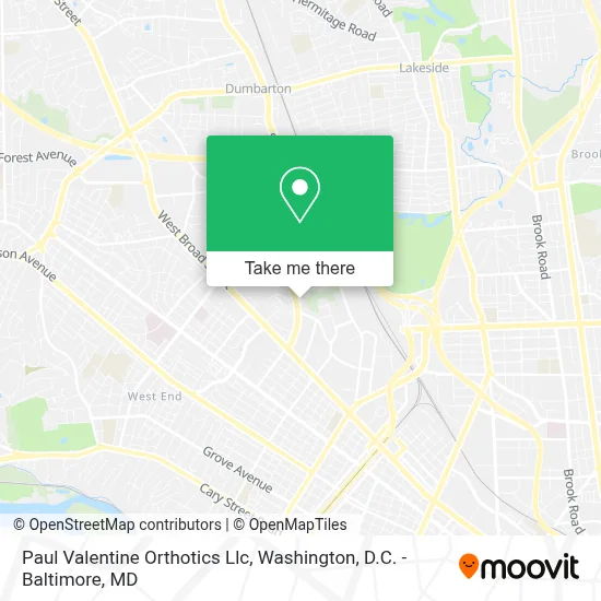 Paul Valentine Orthotics Llc map