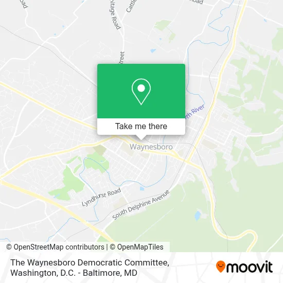 The Waynesboro Democratic Committee map