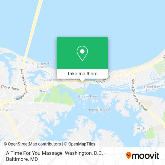 A Time For You Massage map